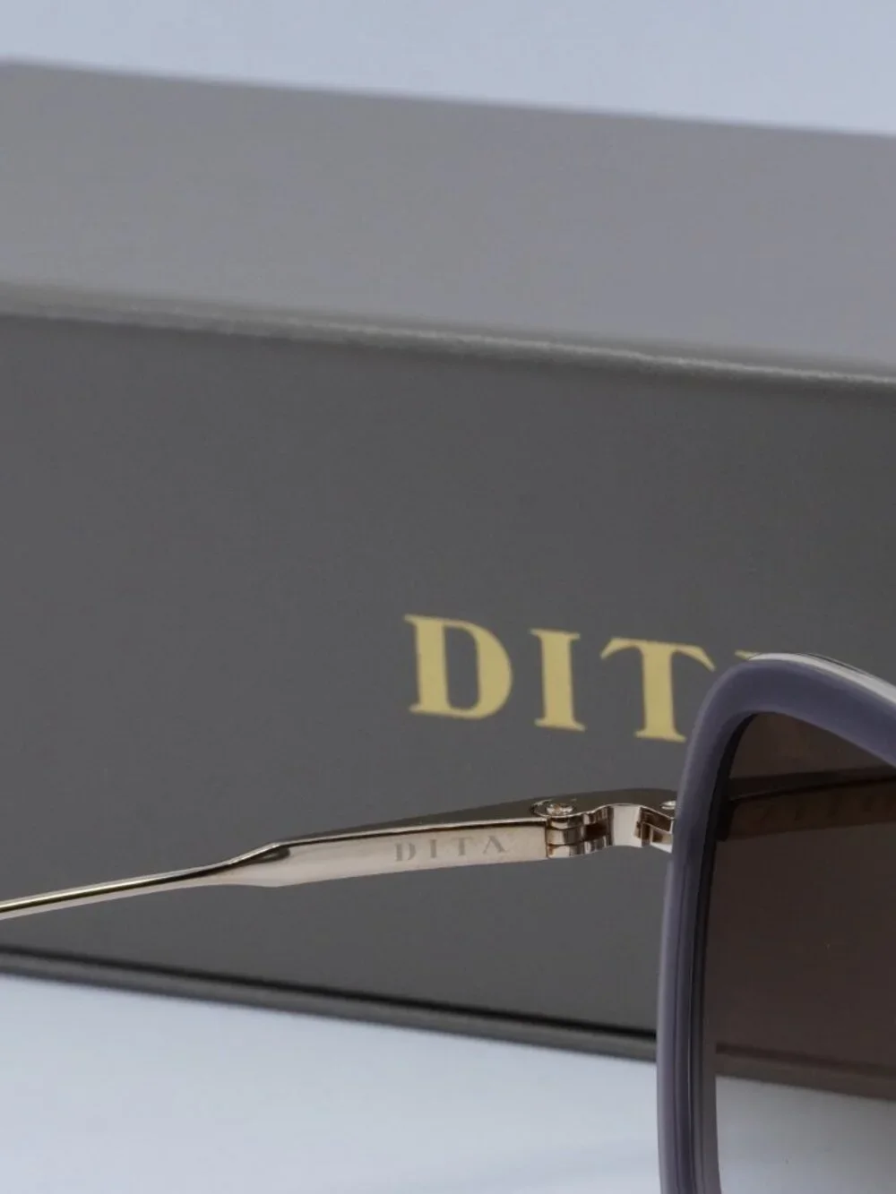 Dita FLIGHT-006-7806-H Aviator Sunglasses - Grey/Gold / Grey Gradient